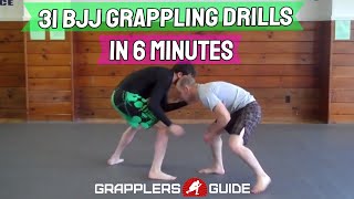 31 BJJ Grappling Partner Drills in Less Than 6 Minutes  Jason Scully [upl. by Netsyrc47]