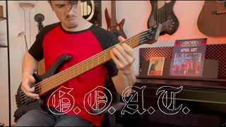 Polyphia  GOAT  Bass Cover [upl. by Niuq]