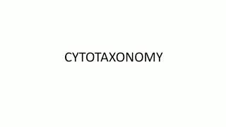 Modern trends in taxonomyCytotaxonomy [upl. by Alvin]