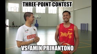 ThreePoint Contest 1 Amin Prihantono Pelita Jaya Jakarta Basketball [upl. by Annam]