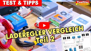 Solar MPPT Laderegler Vergleich  Tipps und Test Teil2 Tueftler [upl. by Donal]