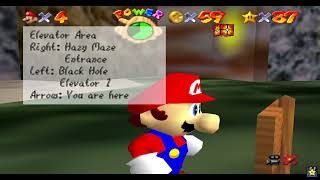 Super Mario 64 1080p Lazy Lakitu  100 Coins in Hazy Maze Cave NC [upl. by Thar4]