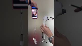 Portable Veterinary Endoscope  Connecting to cellphone 2 [upl. by Ahsiekim]