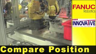 LR Mate 200iC Picking Foam Pads  FANUC Robotics Industrial Automation [upl. by Anaerol]