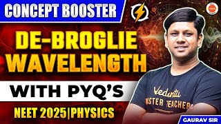 NEET PYQs  DeBroglie Wavelength  Physics NEET 2025  GG Sir [upl. by Aloisius]