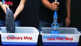 Perfect cleaning with Gala PVA Mop  Best floor cleaning tool [upl. by Eneja]