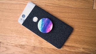 NON SLIP GRIP TAPE PHONE CASE  lifehacks [upl. by Noemad]