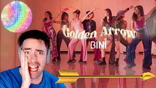 BINI  quotGolden Arrowquot  First Time Reaction Video bini ppop philippines [upl. by Einyaj]