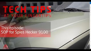 Tech Tip Ep23 SOP Spies Hecker 9100 Full Paint amp Blend Process [upl. by Nnaylrebmik]