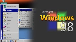 A Tour of Windows 98  Software Showcase [upl. by Norrag]