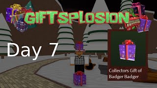 Collectors Gift of Badger Badger Badger Giftsplosion Day 7  RetroStudio  Roblox [upl. by Aldin]