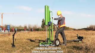 9kg DCP dynamic cone penetrometer test Australian Standard 10m [upl. by Onibas]