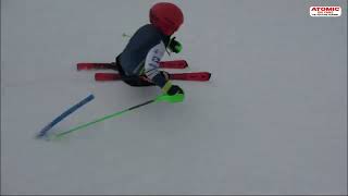 Tim Cilenšek 🇸🇮  slalom training on Kitzsteinhorn Nov 2024 weliveskiing weareskiing atomic [upl. by Allicerp]