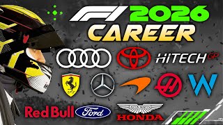 The 2026 F1 Season is HERE in F1 24 Career Mode 3 NEW Teams [upl. by Leunammi562]