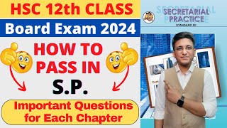 SP  Important Questions for 12th Board Exams 2024  HSC  Class 12th  Hemal Sir [upl. by Cocks]