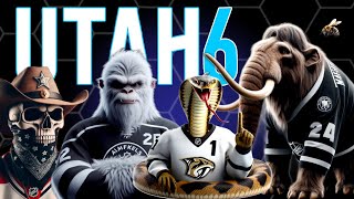 Final 6 Utah NHL Names Ranked with AI logos [upl. by Tania]