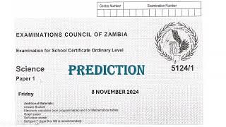 2024 science paper 1 prediction for grade 12 internals [upl. by Kinsman]