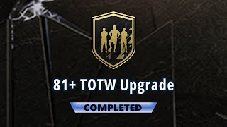 FIFA 22 81 TOTW UPGRADE SBC CHEAPEST SOLUTION  NO LOYALTY [upl. by Burke970]