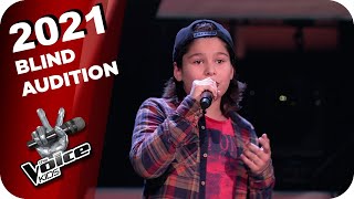 Wincent Weiss  Feuerwerk Fabio  The Voice Kids 2021  Blind Auditions [upl. by Claudette572]