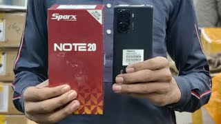 sparx note 20 unboxing alzaheer [upl. by Ahcarb41]