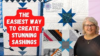 The Easiest Way To Create Sashings [upl. by Oicelem]