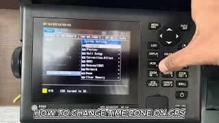 HOW TO CHANGE TIME ZONE ON GPS FURUNO GP170 By Piyushan [upl. by Itin]