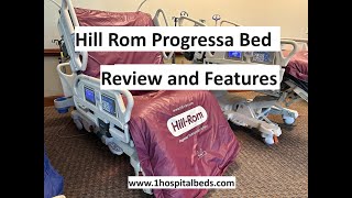 Hill Rom P7500 Progressa Pulmonary Hospital Bed Review [upl. by Melcher]