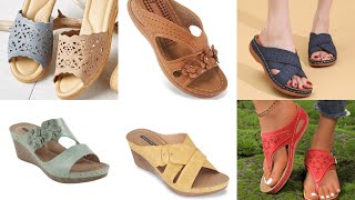 STYLISH AND COMFORTABLE FOOTWEAR COLLECTION FOR LADIES [upl. by Hales416]