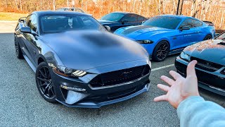 Installing THE BADDEST Mustang Hood on the MARKET [upl. by Zailer]