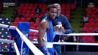 Carlo Paalam PHI vs José Luis de los Santos DOM World Olympic Qualifiers 2024 QFs 57kg [upl. by Riobard]