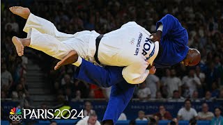 Frances Teddy Riner wins record FOURTH Olympic judo gold  Paris Olympics  NBC Sports [upl. by Graeme783]