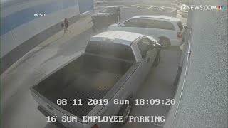 Video Woman forced into truck in Youngtown MCSO asking for help [upl. by Anoirtac]