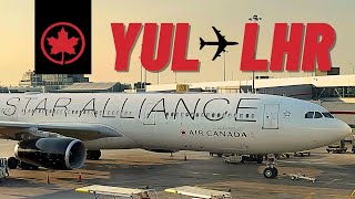 🇨🇦 Montréal YUL to London LHR 🇬🇧  Air Canada  A330  Experience Arsenal at the Emirates [upl. by Karlotta]