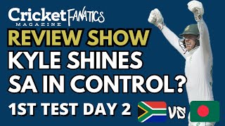 REVIEW Verreynne SHINES 1st Test Day 2  South Africa vs Bangladesh [upl. by Aissirac]