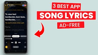 3 Best Song Lyrics Finder Apps For Android [upl. by Oznole718]