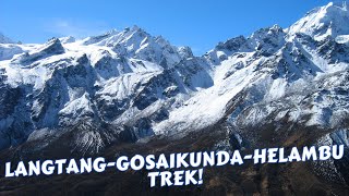 Langtang Gosaikunda Helambu Trek [upl. by Adnek]