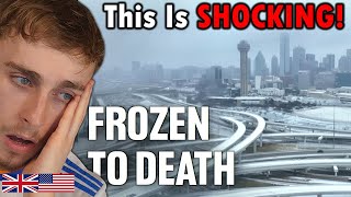 Brit Reacts to The INFAMOUS Texas Deep Freeze 2021 [upl. by Eadith]