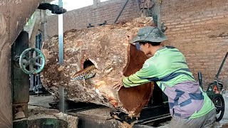 Watch Los Angeles’s Monster Sawmills Shred Giant Logs with Incredible Power [upl. by Ranson]