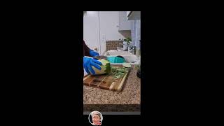 196 BG LIVE NELIA RIEGTV USA PEELING AND CUTTING PAPAYA [upl. by Ramaj]