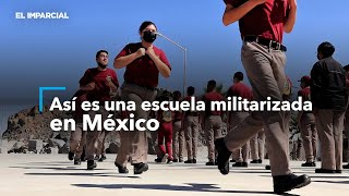 Así es una escuela militarizada en México [upl. by Maxie]