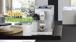 🥛🍷DeLonghi Eletta Cappuccino ECAM 45760W Bean to Cup  White UK [upl. by Nilcaj]