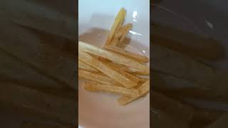 Potato fries 🍟 အာလူးချောင်းကြော်youtube youtubeshorts easyfoodtomakeathome [upl. by Enneirb314]