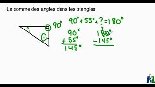 La somme des angles dans les triangles partie C [upl. by Romaine]