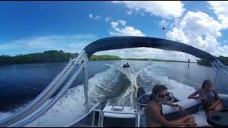 Hurricane FunDeck 226 OB 360 VR Test Ride Tubing [upl. by Missie]