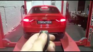 Audi RS5 brutal revs with Armytrix CatBack Valvetronic Exhaust by AprStreetwizeTuning [upl. by Petra]