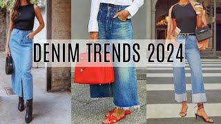 6 Denim Trends for 2024  Jean Styles for Every Body Type [upl. by Ladnik]