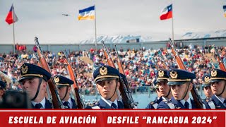 Escuela de Aviación  Desfile Conmemoración quotBATALLA DE RANCAGUA 2024quot [upl. by Teilo23]