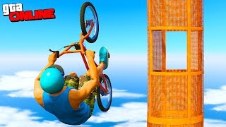 GTA 5 Online Гонки  Один из Сложных Паркуров на BMX [upl. by Dryfoos558]