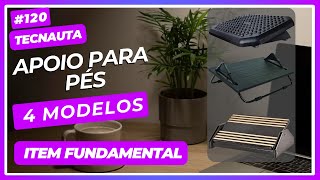 Apoio para pés Ergonômico  Qual o melhor apoio para pés Testei os 4 modelos mais vendidos [upl. by Meekyh]