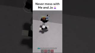 Never mess with me and Jo exploit roblox gojo thestrongestbattlegrounds script hack [upl. by Yeleek]